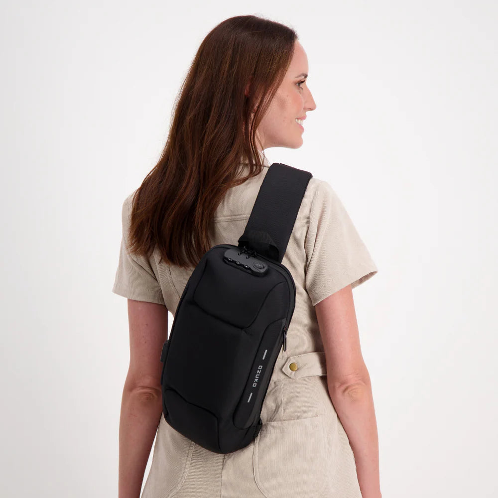 Anti-diefstal crossbody oplaadtas