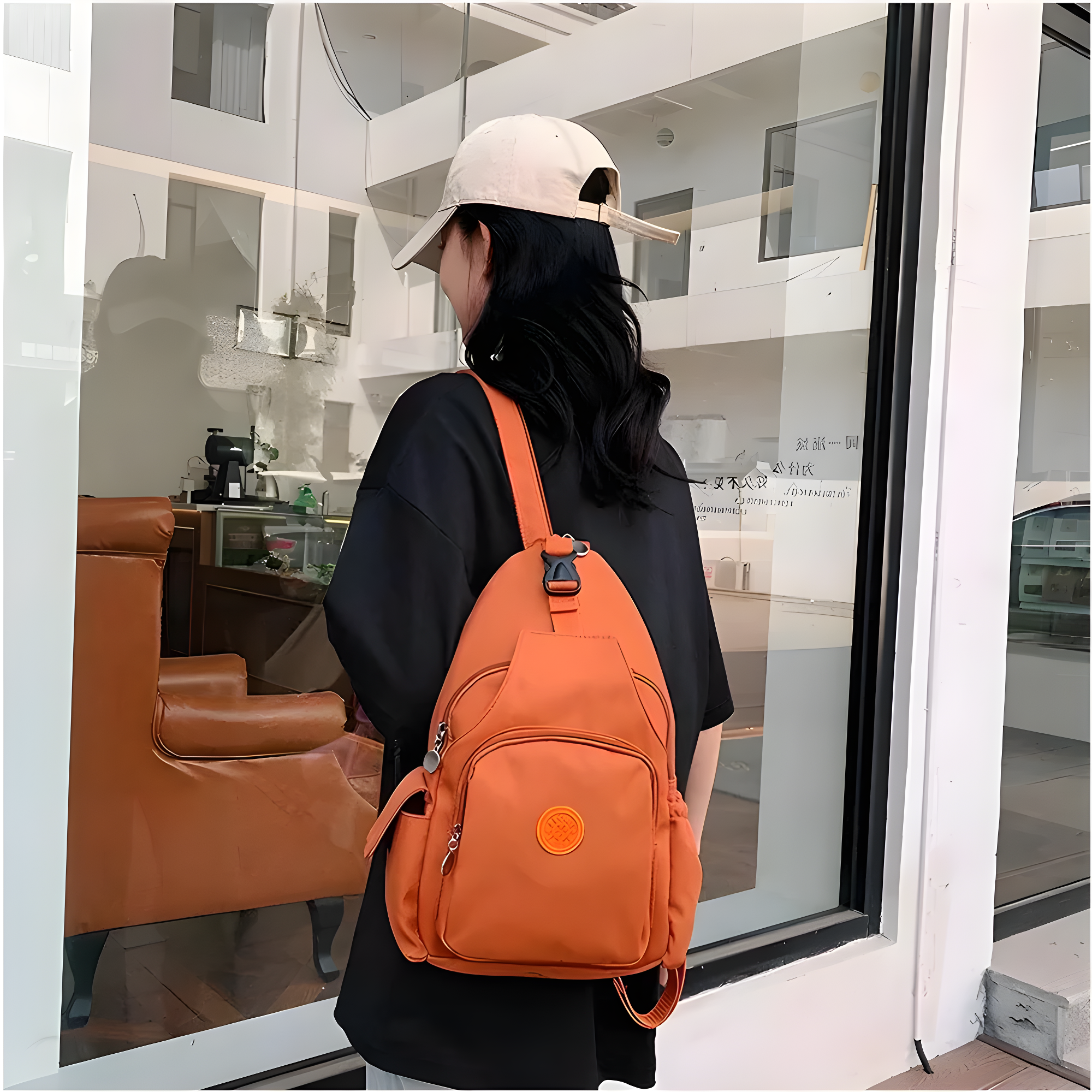 Converteerbare antidiefstal crossbodytas