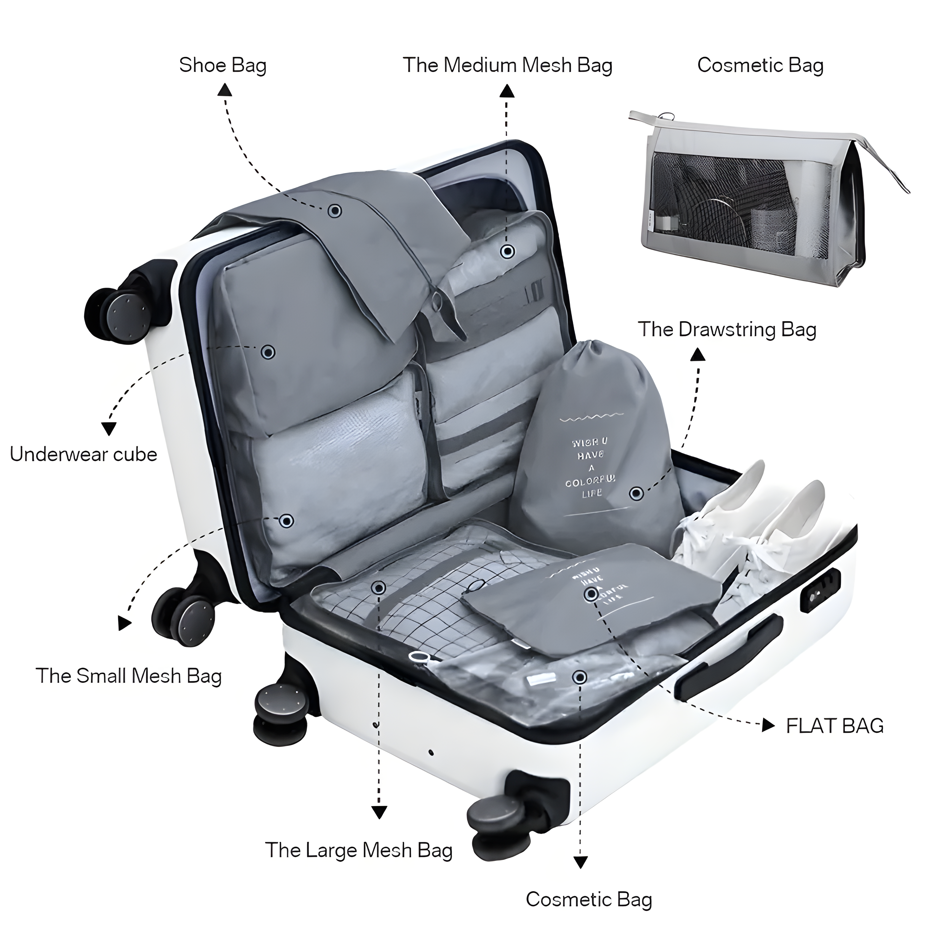 Easy-Pack Reiskubussen | 8-pack